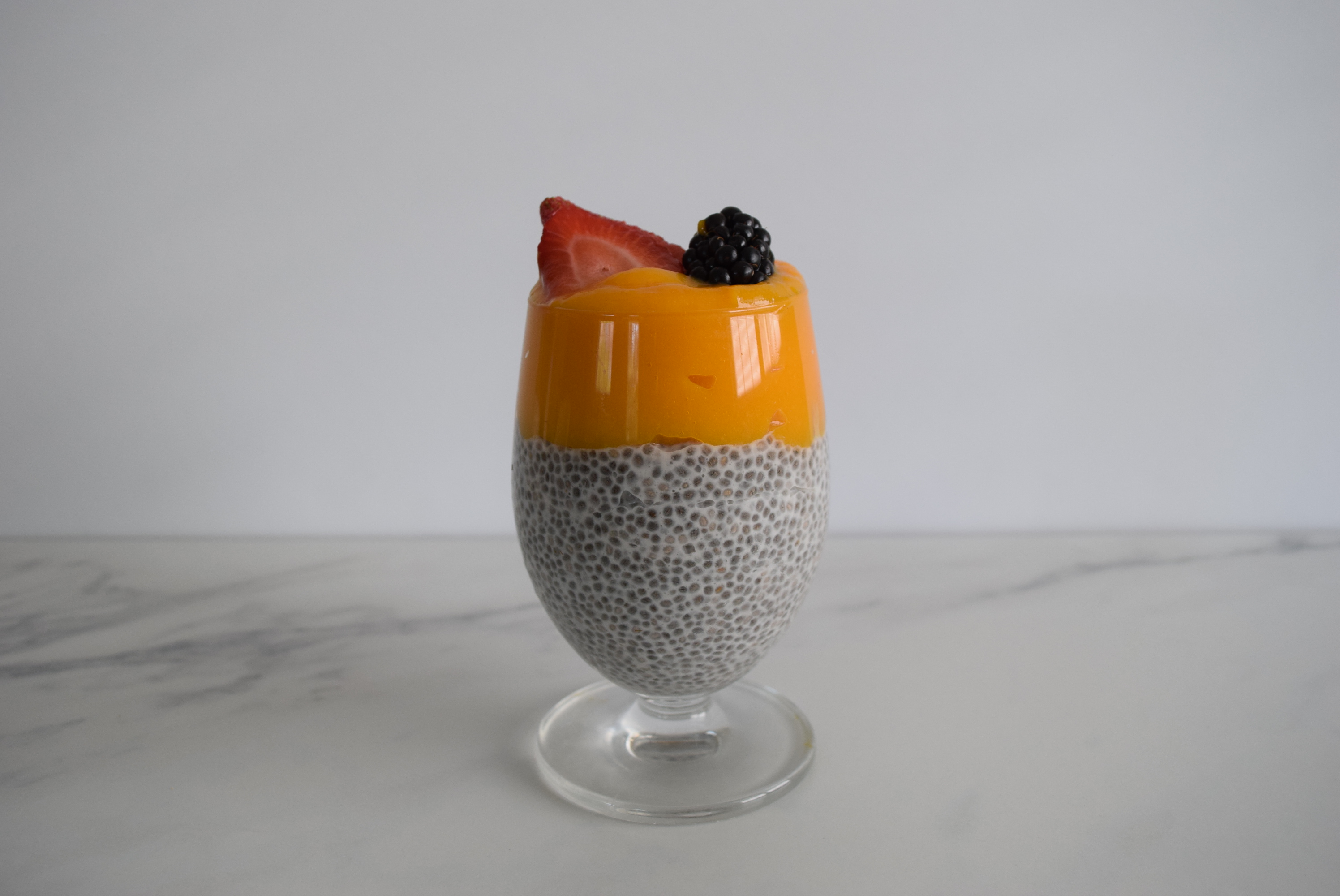 Chia Pudding with Mango Puree