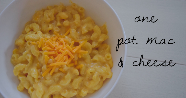 One-Pot Mac & Cheese