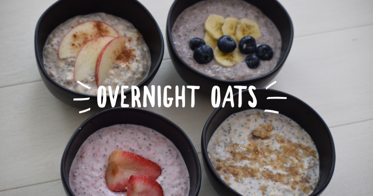 4 Simple Overnight Oats