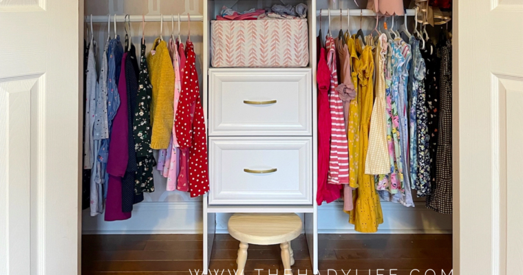 Girls Bedroom Closet Makeover